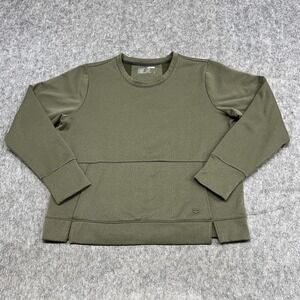 5.11 Tactical Sweatshirt Womens Large Green Fleece Crewneck Pullover Performance